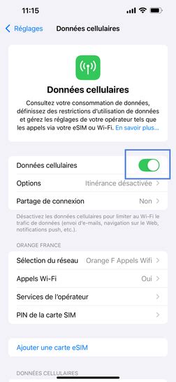 orange hapi 12 réglage sonnerie|Comment activer ou désactiver les connexions de données à l'étranger.